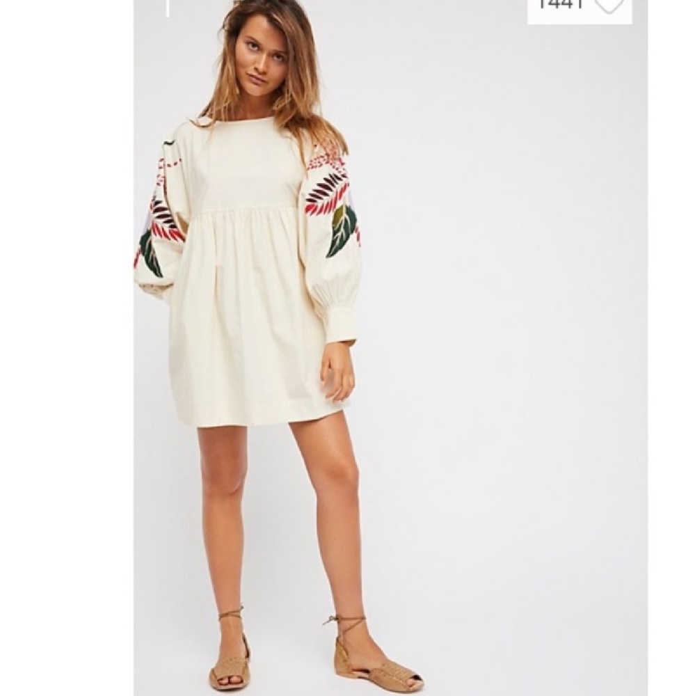 Free People | Mini Obsessions Embroidered dress - Picture 3 of 8